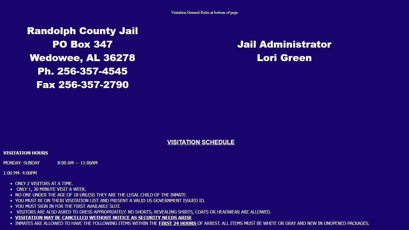 Randolph County Jail